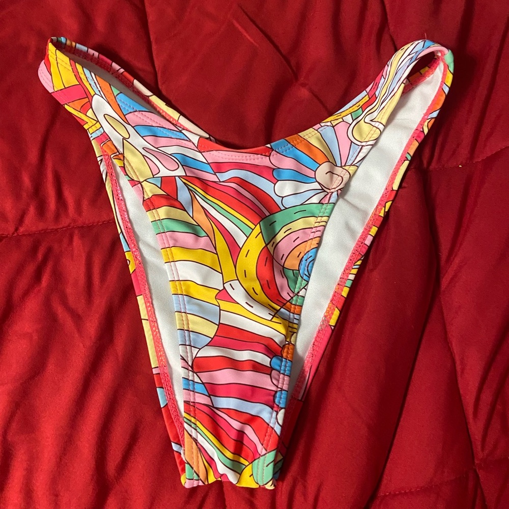 cheeky colorful bikini bottoms